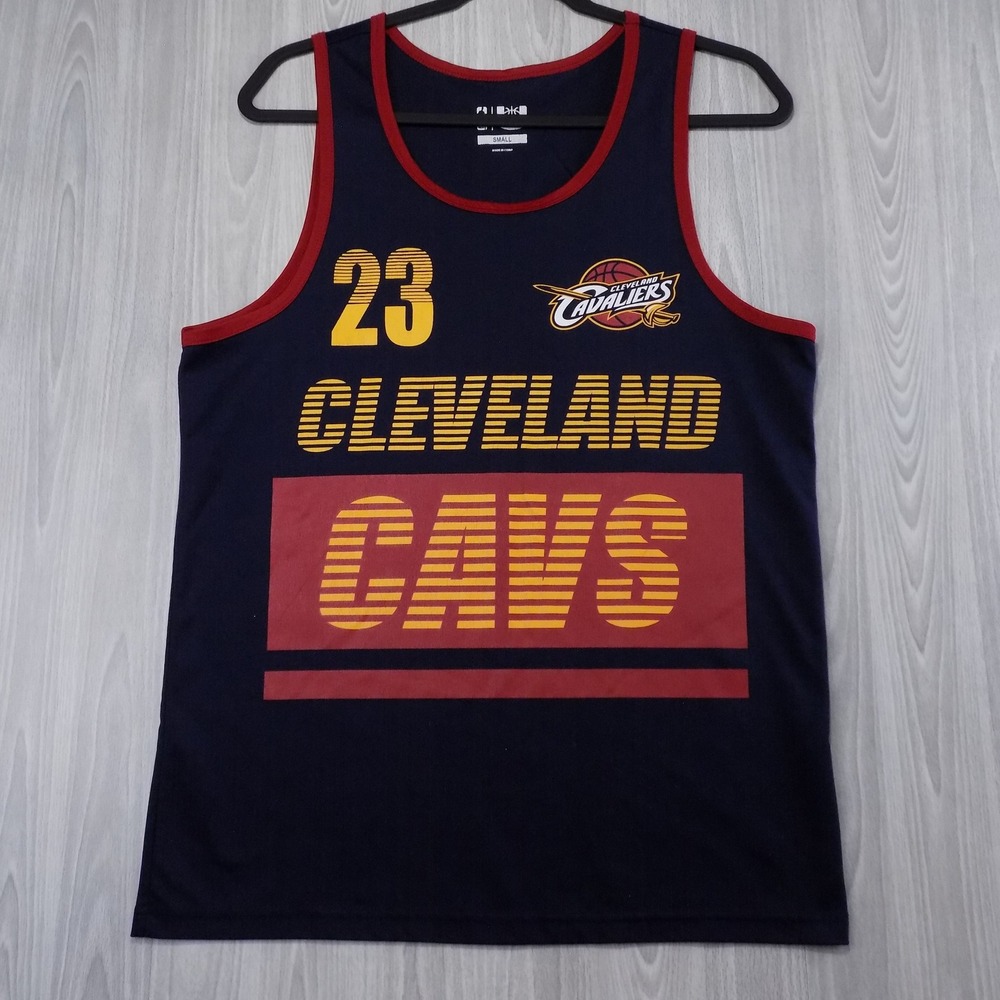 NBA Cleveland Cavaliers LeBron James 23 Tank Top Navy Blue Small